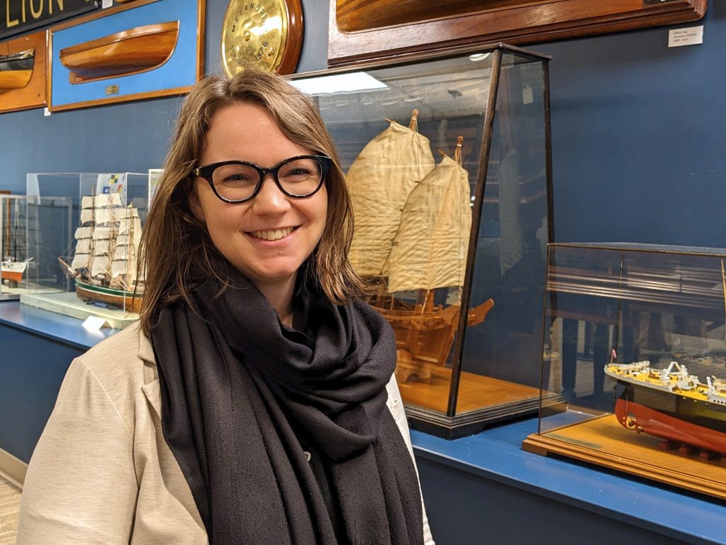 Brittany Vis, Executive Director at the Maritime Museum of BC