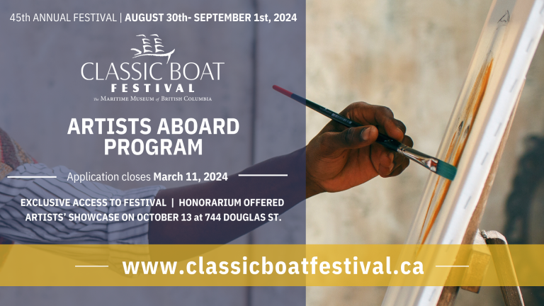 Artists Aboard Program at the Classic Boat Festival header