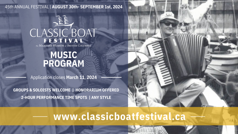 Music Program at the Classic Boat Festival 2024 header