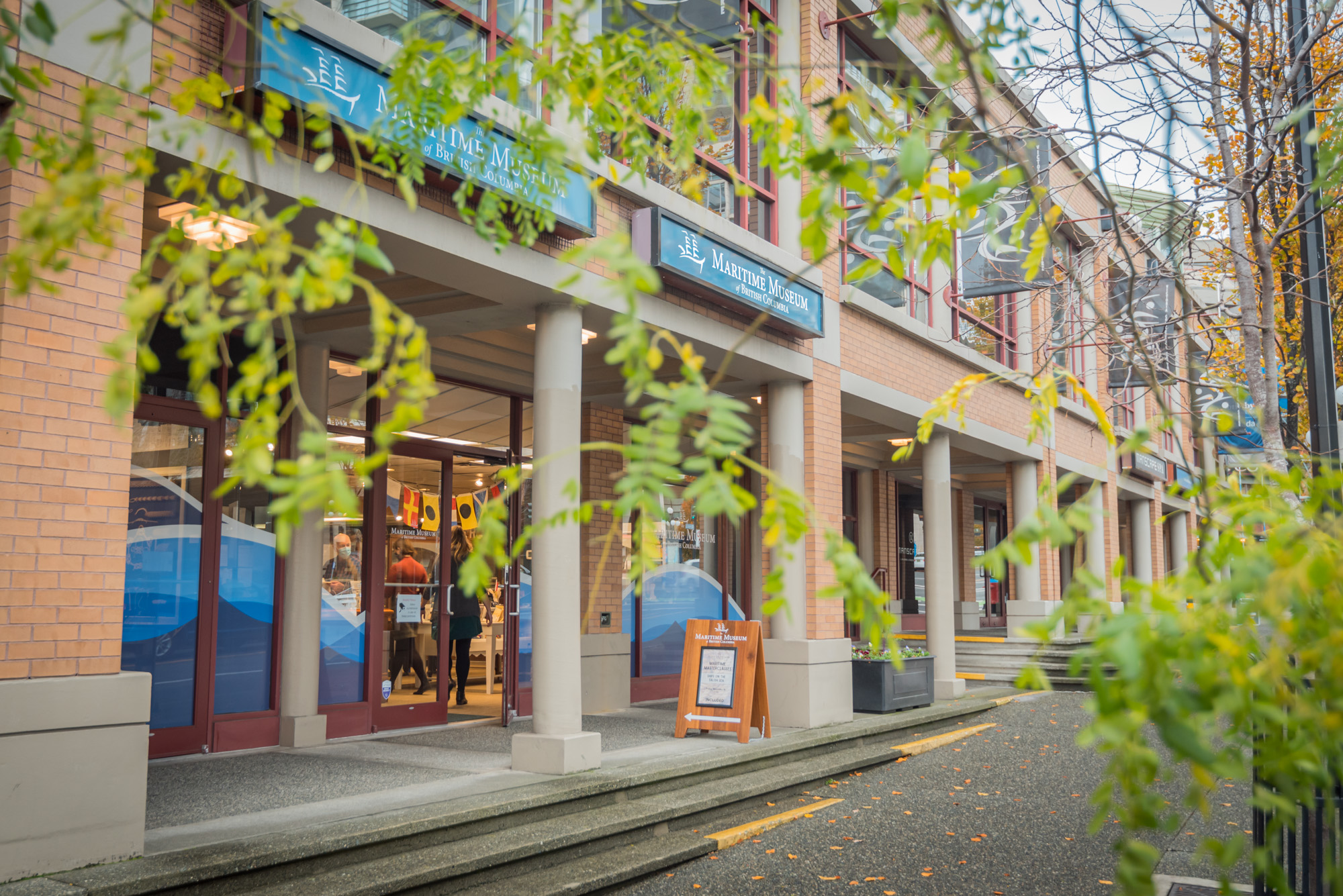 Maritime Museum of BC exterior at 744 Douglas Street