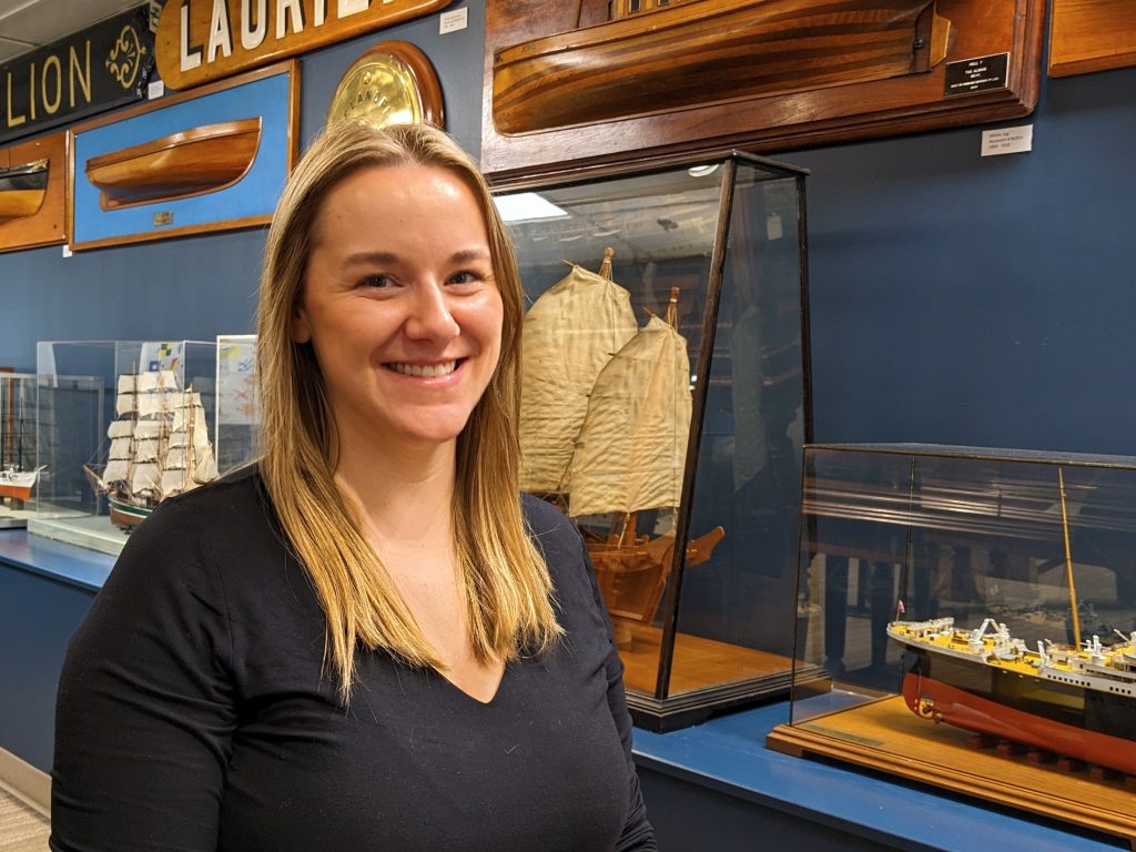 Laura Robin, School and Public Programs Manager at the Maritime Museum of BC