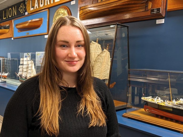 Tina Edwards, Development Coordinator at the Maritime Museum of BC