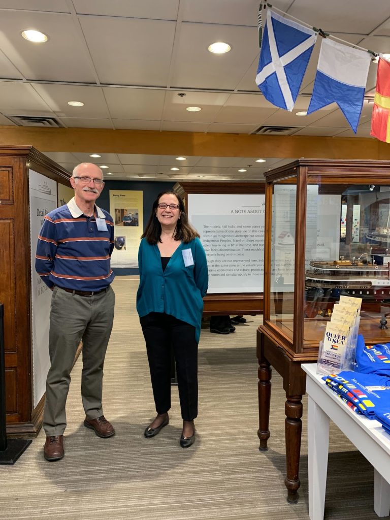 Volunteers in the Maritime Museum of BC gallery