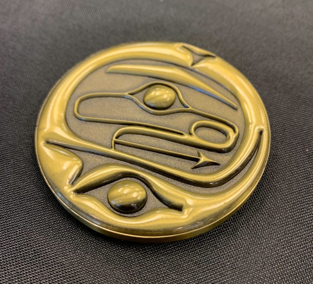 Lieutenant Governor's Award for Maritime Achievement medallion, designed by Nusi (Ian) Reid